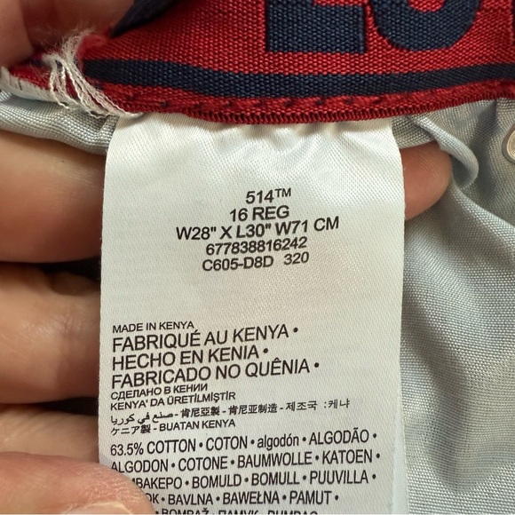 Levi's boys 514 jeans size 16 regular adjustable waist - Picture 9 of 9